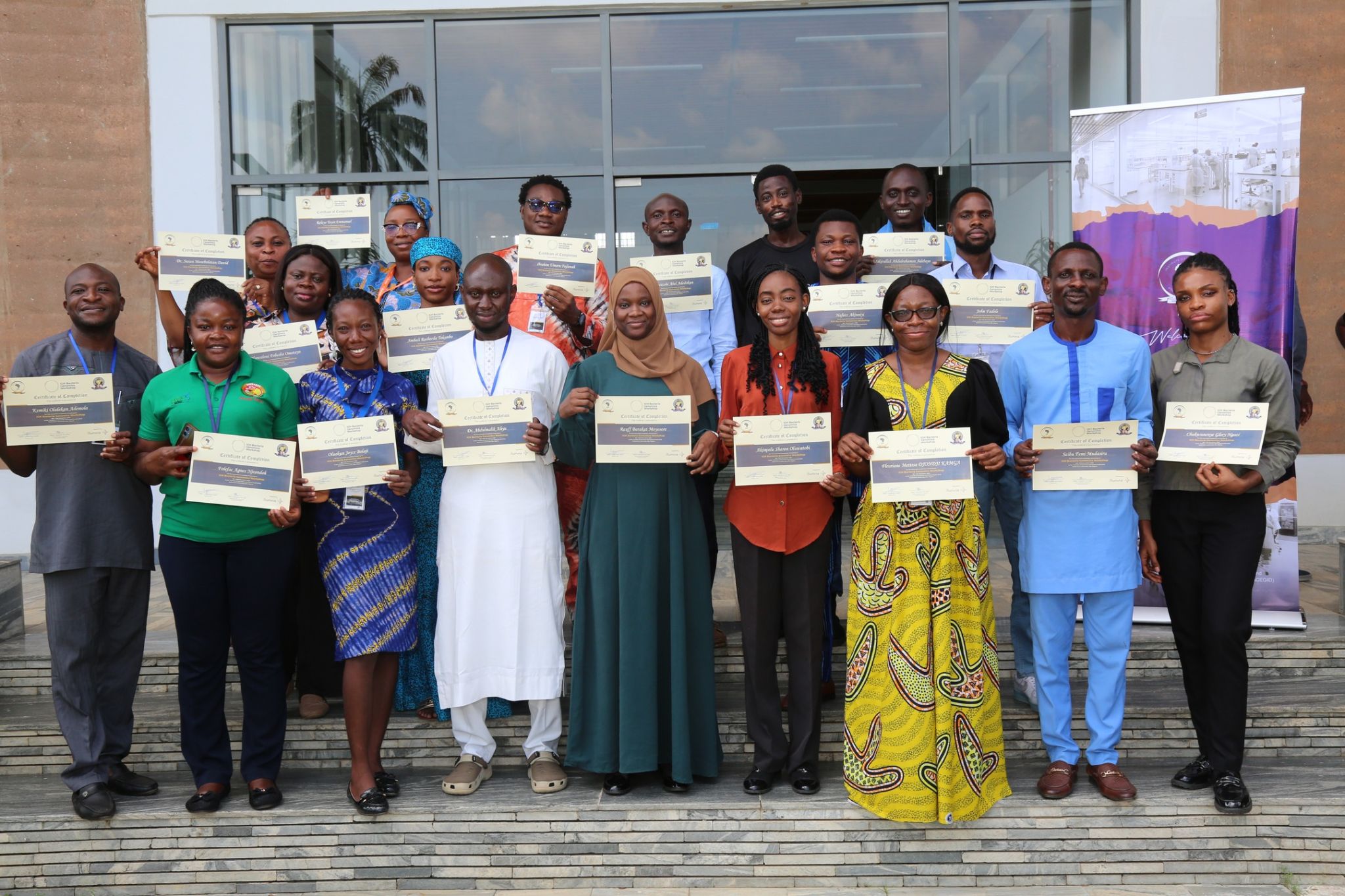 Capacity-Building: Fleuriane Djondji Trained in Bacterial Genomics